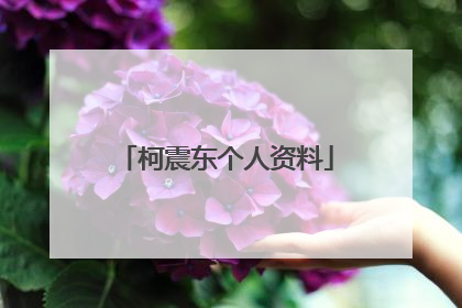 柯震东个人资料