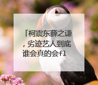 柯震东薛之谦,劣迹艺人到底谁会真的会flop?