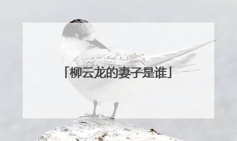 柳云龙的妻子是谁