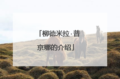 柳德米拉·普京娜的介绍