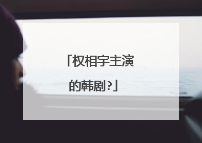 权相宇主演的韩剧?