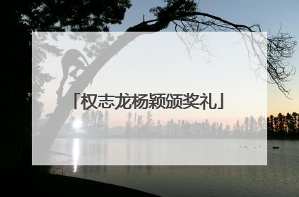 权志龙杨颖颁奖礼