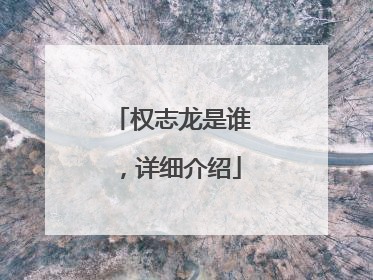 权志龙是谁，详细介绍