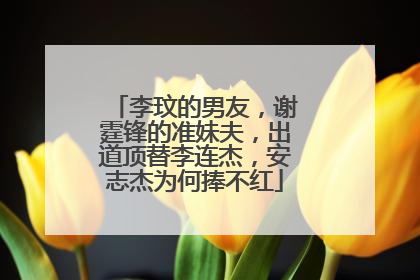 李玟的男友,谢霆锋的准妹夫,出道顶替李连杰,安志杰为何捧不红