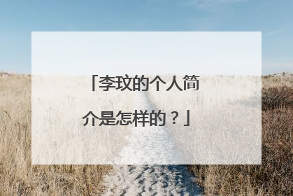 李玟的个人简介是怎样的？