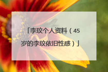 李玟个人资料(45岁的李玟依旧性感)