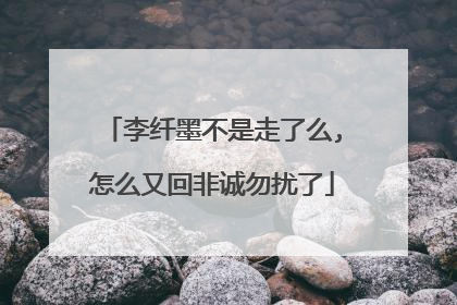 李纤墨不是走了么,怎么又回非诚勿扰了