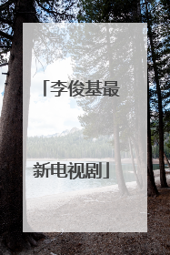 李俊基最新电视剧