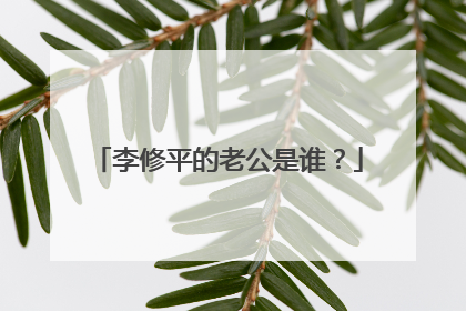 李修平的老公是谁？