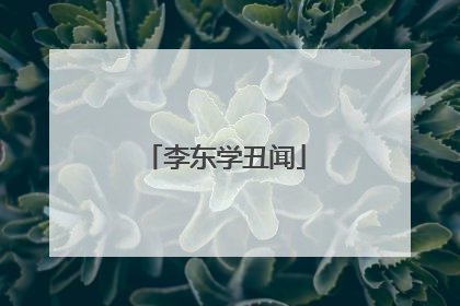 李东学丑闻