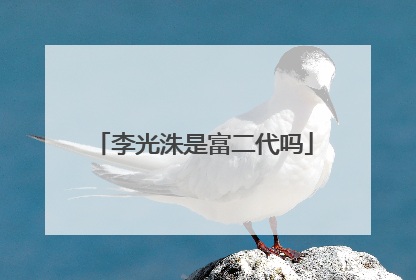 李光洙是富二代吗