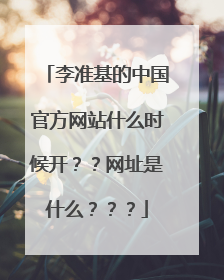 李准基的中国官方网站什么时候开？？网址是什么？？？