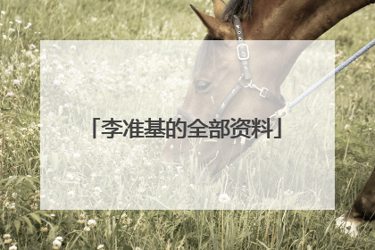 李准基的全部资料