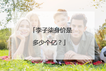 李子柒身价是多少个亿？