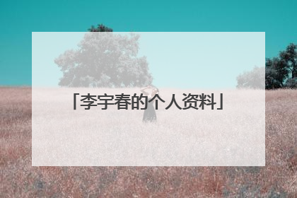 李宇春的个人资料