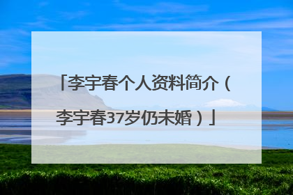 李宇春个人资料简介（李宇春37岁仍未婚）