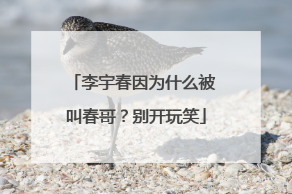 李宇春因为什么被叫春哥？别开玩笑