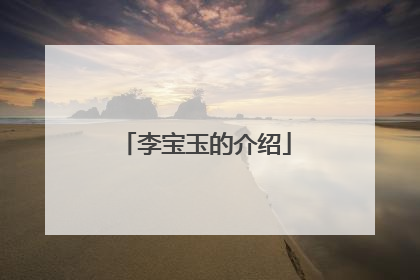 李宝玉的介绍