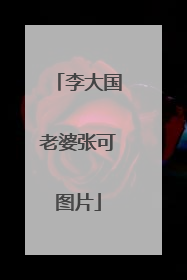 李大国老婆张可图片