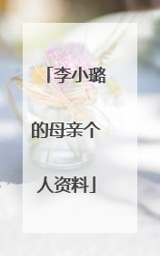 李小璐的母亲个人资料