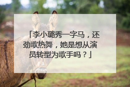 李小璐秀一字马,还劲歌热舞,她是想从演员转型为歌手吗?