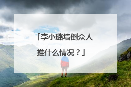 李小璐墙倒众人推什么情况?