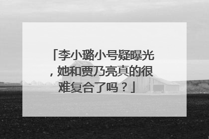 李小璐小号疑曝光,她和贾乃亮真的很难复合了吗?