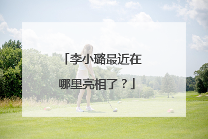 李小璐最近在哪里亮相了?