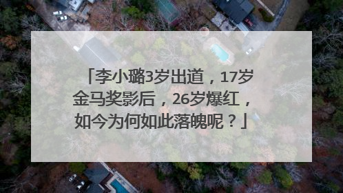 李小璐3岁出道，17岁金马奖影后，26岁爆红，如今为何如此落魄呢？