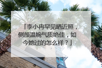 李小冉罕见晒近照，侧颜温婉气质绝佳，如今她过的怎么样？