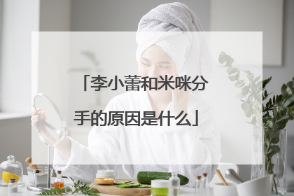 李小蕾和米咪分手的原因是什么