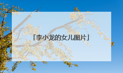 李小龙的女儿图片