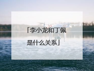 李小龙和丁佩是什么关系