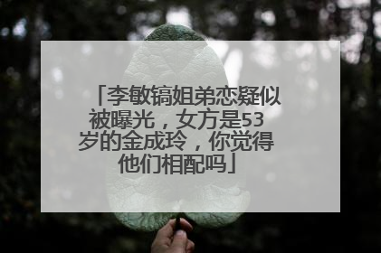 李敏镐姐弟恋疑似被曝光,女方是53岁的金成玲,你觉得他们相配吗