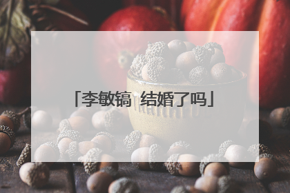 李敏镐 结婚了吗