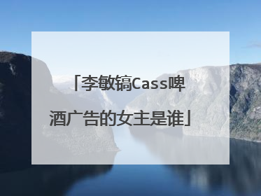 李敏镐Cass啤酒广告的女主是谁