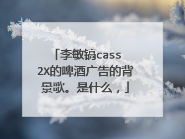 李敏镐cass 2X的啤酒广告的背景歌。是什么,