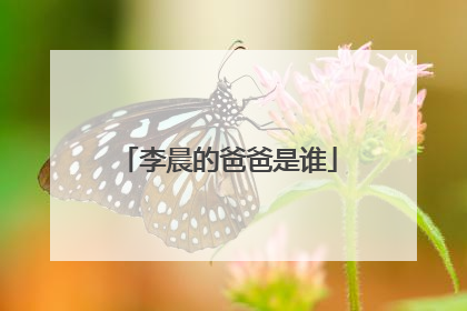 李晨的爸爸是谁