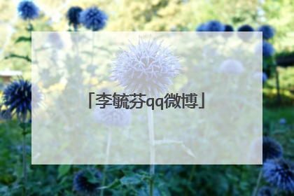 李毓芬qq微博