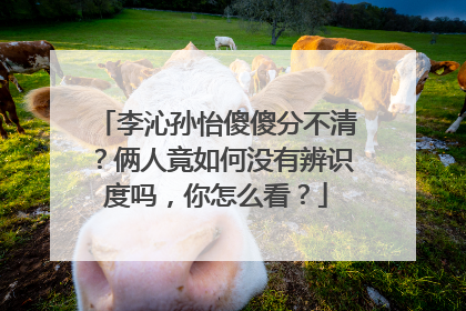 李沁孙怡傻傻分不清？俩人竟如何没有辨识度吗，你怎么看？