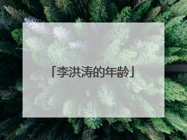 李洪涛的年龄