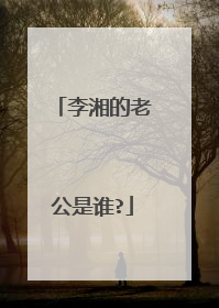 李湘的老公是谁?