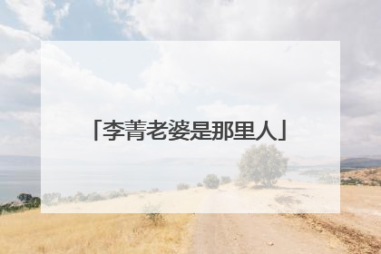 李菁老婆是那里人