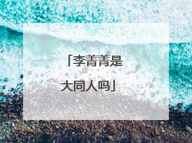 李菁菁是大同人吗