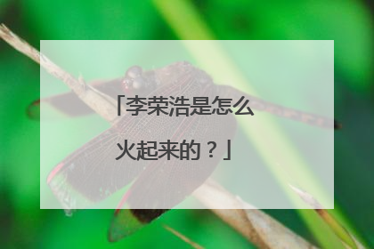 李荣浩是怎么火起来的？