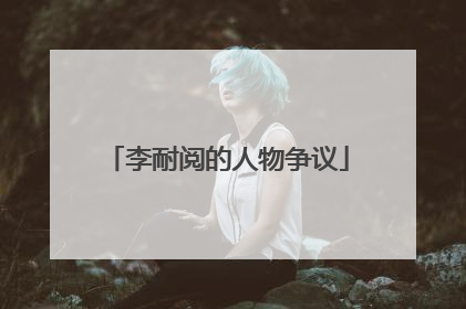 李耐阅的人物争议