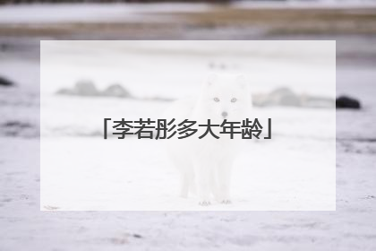 李若彤多大年龄