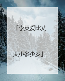 李英爱比丈夫小多少岁