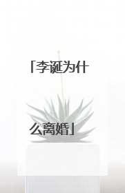 李诞为什么离婚