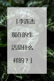 李连杰现在的生活是什么样的？